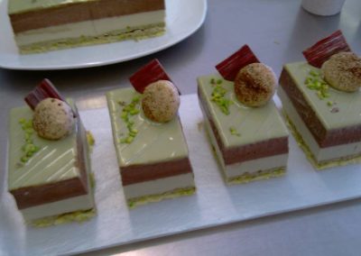 TRANCHI DE CHOCOLATE Y PISTACHO