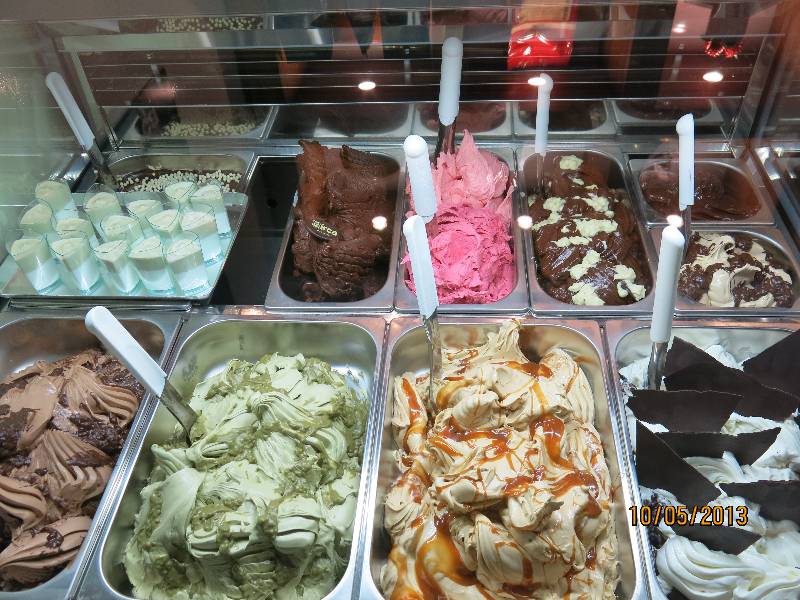 HELADO DE CHOCOLATE Y NARANJA